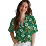 charlotte-49ers-hawaiian-shirt-hibiscus-bloom-green-best-selling.webp