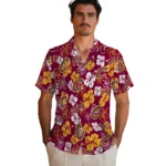 cleveland-cavaliers-hawaiian-shirt-hibiscus-bloom-wine-best-selling.webp