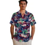 columbus-blue-jackets-hawaiian-shirt-flamingo-retreat-navy-blue-best-selling.webp