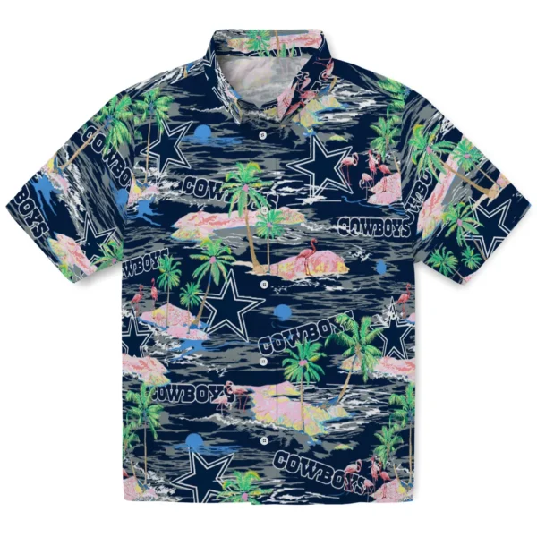 Dallas Cowboys Hawaiian Shirt - Flamingo Retreat
