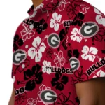 georgia-bulldogs-hawaiian-shirt-hibiscus-bloom-red-best-selling.webp