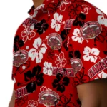 jacksonville-state-gamecocks-hawaiian-shirt-hibiscus-bloom-red-best-selling.webp