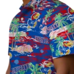 kansas-jayhawks-hawaiian-shirt-flamingo-retreat-blue-best-selling.webp