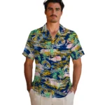 kent-state-golden-flashes-hawaiian-shirt-flamingo-retreat-navy-blue-best-selling.webp