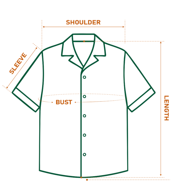 men hawaiian shirt size guide