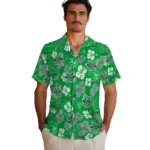 marshall-thundering-herd-hawaiian-shirt-hibiscus-bloom-green-best-selling.webp