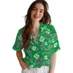 marshall-thundering-herd-hawaiian-shirt-hibiscus-bloom-green-best-selling.webp