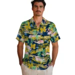 michigan-wolverines-hawaiian-shirt-flamingo-retreat-blue-best-selling.webp