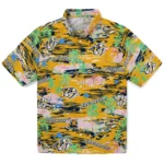 nashville-predators-hawaiian-shirt-flamingo-retreat-gold-best-selling.webp