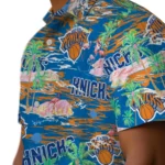 new-york-knicks-hawaiian-shirt-flamingo-retreat-blue-best-selling.webp