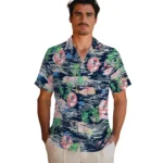 new-york-yankees-hawaiian-shirt-flamingo-retreat-navy-best-selling.webp