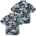 new-york-yankees-hawaiian-shirt-flamingo-retreat-navy-best-selling.webp