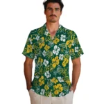 north-dakota-state-bison-hawaiian-shirt-hibiscus-bloom-green-best-selling.webp