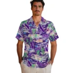 northwestern-wildcats-hawaiian-shirt-flamingo-retreat-purple-best-selling.webp