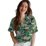 ohio-bobcats-hawaiian-shirt-flamingo-retreat-green-best-selling.webp