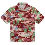 oklahoma-sooners-hawaiian-shirt-flamingo-retreat-crimson-best-selling.webp