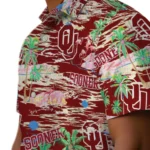 oklahoma-sooners-hawaiian-shirt-flamingo-retreat-crimson-best-selling.webp