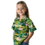 oregon-ducks-hawaiian-shirt-flamingo-retreat-green-best-selling.webp