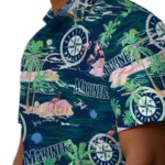 seattle-mariners-hawaiian-shirt-flamingo-retreat-navy-blue-best-selling.webp