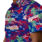 smu-mustangs-hawaiian-shirt-flamingo-retreat-blue-best-selling.webp