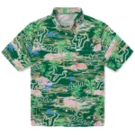 south-florida-bulls-hawaiian-shirt-flamingo-retreat-green-best-selling.webp