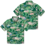 south-florida-bulls-hawaiian-shirt-flamingo-retreat-green-best-selling.webp
