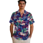 tulsa-golden-hurricane-hawaiian-shirt-flamingo-retreat-blue-best-selling.webp