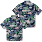 uconn-huskies-hawaiian-shirt-flamingo-retreat-blue-best-selling.webp