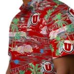 utah-utes-hawaiian-shirt-flamingo-retreat-red-best-selling.webp