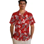 utah-utes-hawaiian-shirt-hibiscus-bloom-red-best-selling.webp