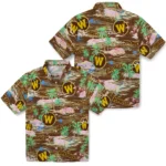 western-michigan-broncos-hawaiian-shirt-flamingo-retreat-brown-best-selling.webp