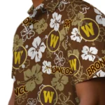 western-michigan-broncos-hawaiian-shirt-hibiscus-bloom-brown-best-selling.webp