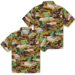 wyoming-cowboys-hawaiian-shirt-flamingo-retreat-brown-best-selling.webp
