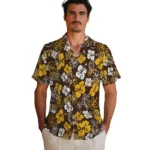 wyoming-cowboys-hawaiian-shirt-hibiscus-bloom-brown-best-selling.webp