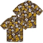 wyoming-cowboys-hawaiian-shirt-hibiscus-bloom-brown-best-selling.webp