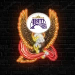 Abita Neon Sign Bespoke Logo Custom American Eagle 1