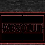 Absolut Vodka Metal Sign Flavors 1