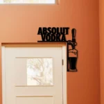 Absolut Vodka Metal Sign Tap Handle 1