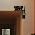 Absolut Vodka Metal Sign Tap Handle 1