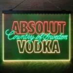 Absolut Vodka Neon Sign Artistic 3 Color 1