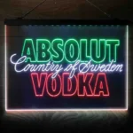 Absolut Vodka Neon Sign Artistic 3 Color 1