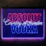 Absolut Vodka Neon Sign Artistic 3 Color 1