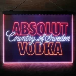 Absolut Vodka Neon Sign Artistic 3 Color 1