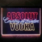 Absolut Vodka Neon Sign Artistic 3 Color 1