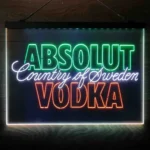 Absolut Vodka Neon Sign Artistic 3 Color 1