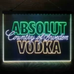 Absolut Vodka Neon Sign Artistic 3 Color 1