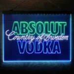 Absolut Vodka Neon Sign Artistic 3 Color 1