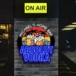 Absolut Vodka Neon Sign Custom Beer Mugs Foam 1