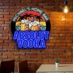 Absolut Vodka Neon Sign Custom Beer Mugs Foam 1