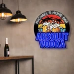 Absolut Vodka Neon Sign Custom Beer Mugs Foam 1